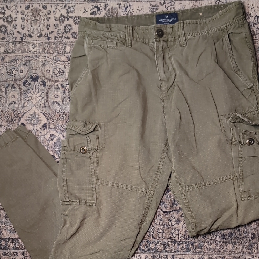American Eagle Outfitters Olive Green Cargo Pants